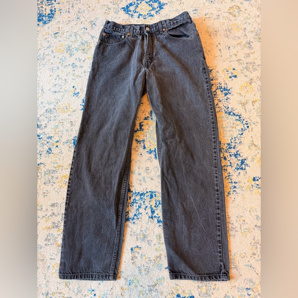 Levi's 550 Dark Grey Relaxed Fit Jeans